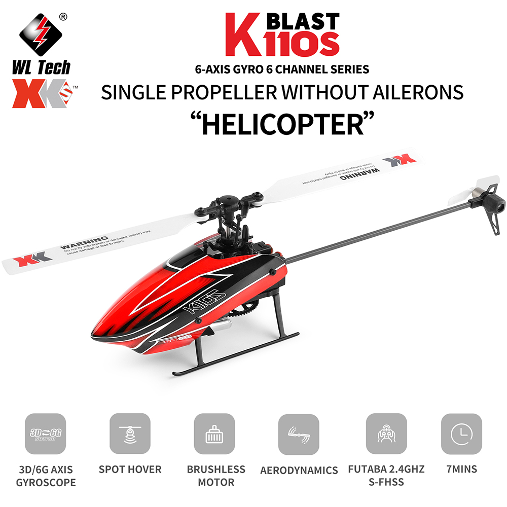 Rc Helicopter Blade - Wltoys XK โดรน K110S 3D 6CH
