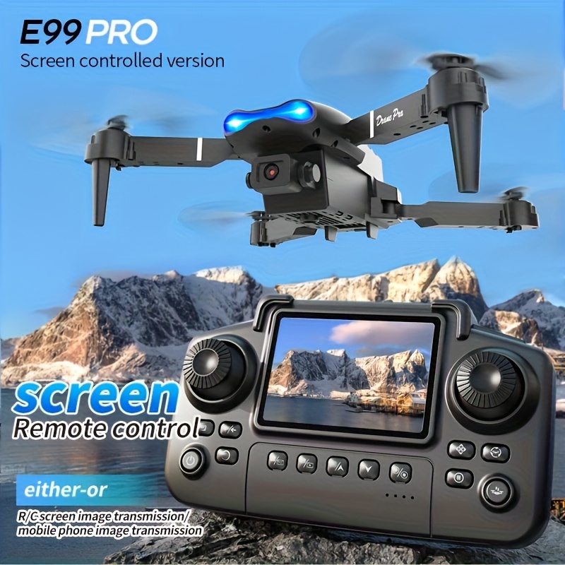 Rc Helicopter Case - โดรนพับได้รุ่น E99 PRO MAX พร้อมกล้อง HD