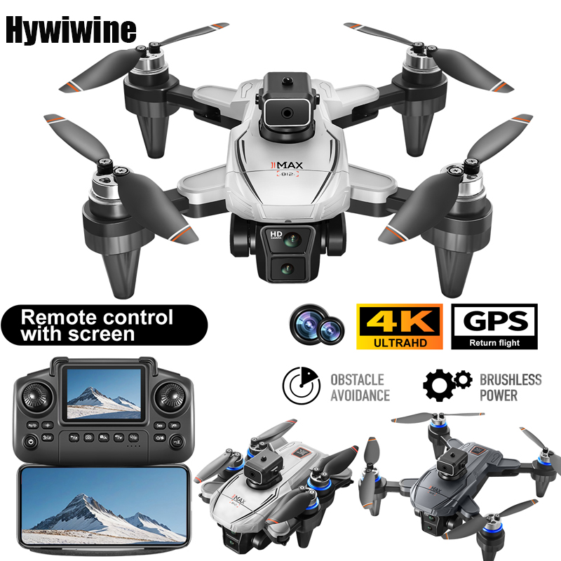 Rc Helicopter Electric - GPS RC Drone พร้อมหน้าจอ 4K Professional