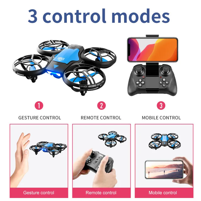 โดรน V8 รุ่นใหม่ขนาดเล็ก 4K ระ - Rc Helicopter Mini บทวิจารณ์และราคา