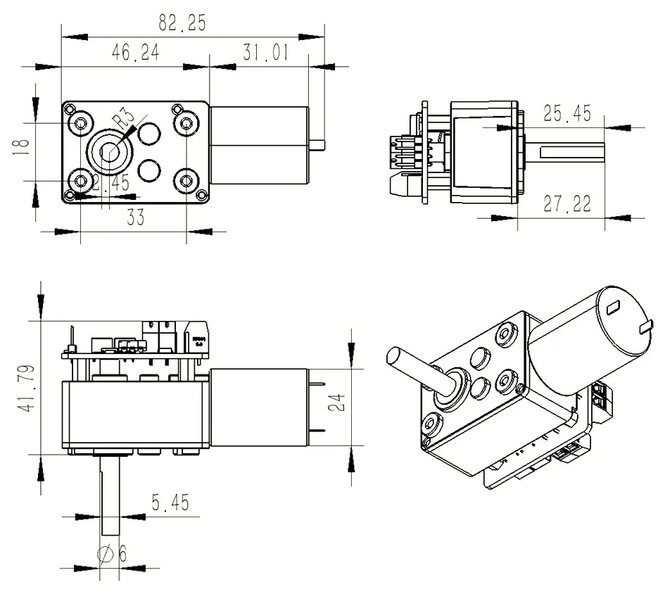 ASMC-LQB ตัวเข้ารหัส 360 องศา  - Rc Helicopter Parts บทวิจารณ์และราคา
