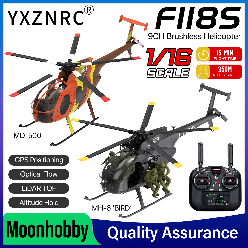 YUXIANG F118S เฮลิคอปเตอร์บังค - Rc Helicopter Case บทวิจารณ์และราคา