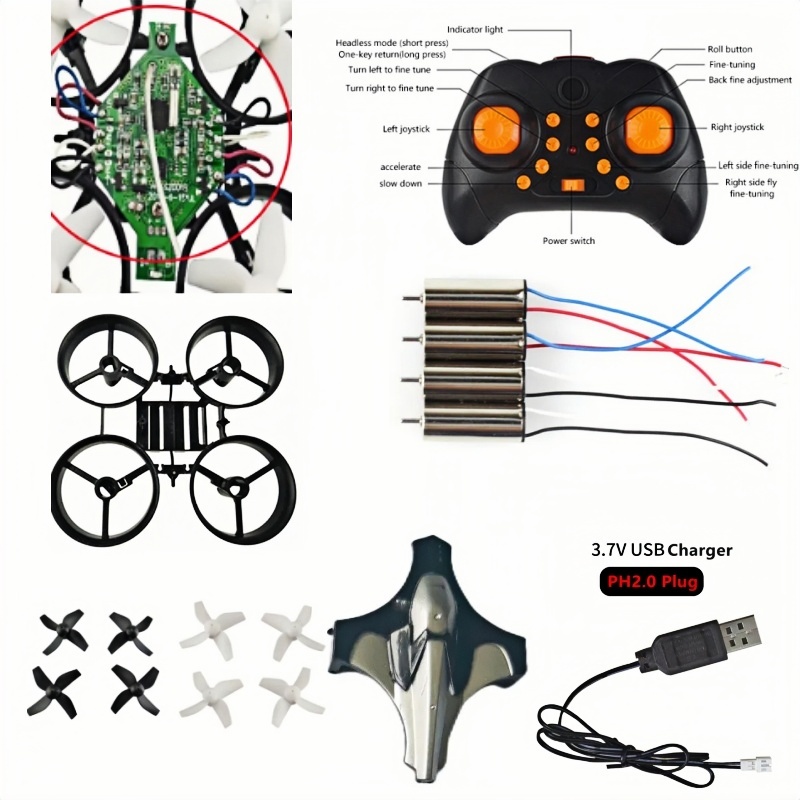 ชุดโดรน DIY ครบชุด 2.4G 6Axis  - Rc Helicopter Tool Kit บทวิจารณ์และราคา
