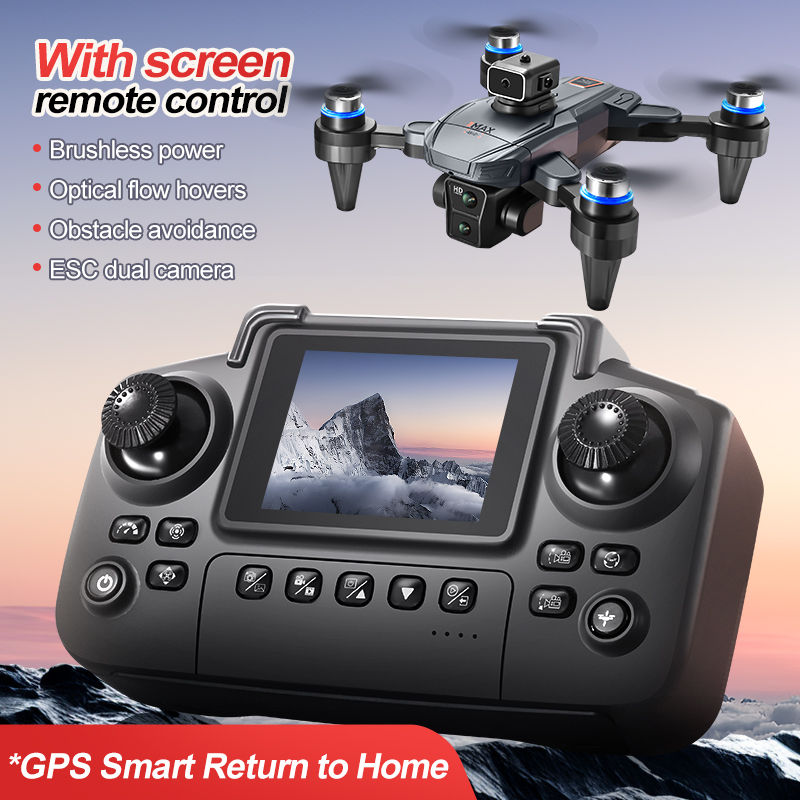 GPS RC Drone พร้อมหน้าจอ 4K Pr - Rc Helicopter Electric บทวิจารณ์และราคา