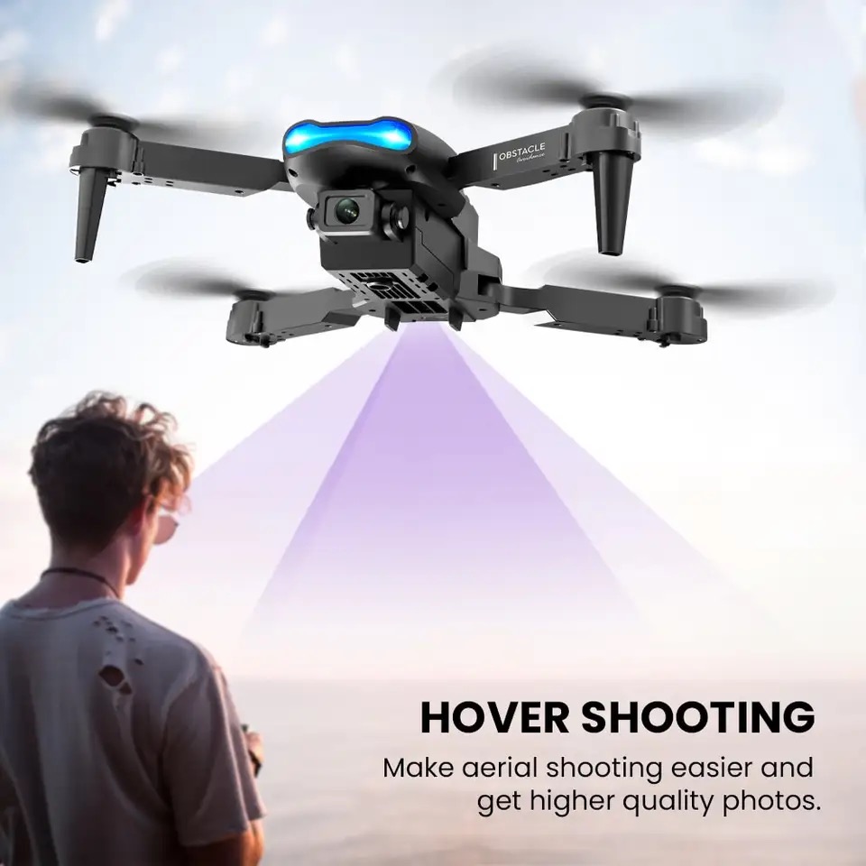 ใหม่ Mini Drone E99 4K WIFI HD - Rc Helicopter Nitro บทวิจารณ์และราคา